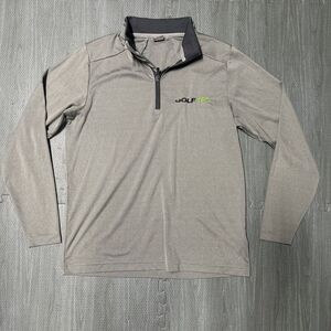 PING Performance Sensorcool Men's M Gray 1/4 Zip Pullover Light Jacket Golftec